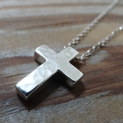 立體十字純銀項鍊 / Sterling silver / Cross necklace 第1張的照片