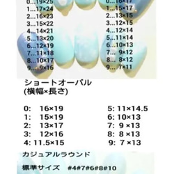 大理石 ニュアンス シェルストーン ネイル ②(モカうねうね) 2枚目の画像