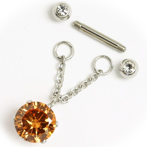 ビンテージ象牙調金巻きバングルとピアス ビンテージ象牙調金巻き