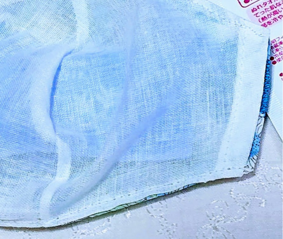 大人用 2P 不織布カバー「リバティプリント」を用いたハンドメイド 2枚目の画像