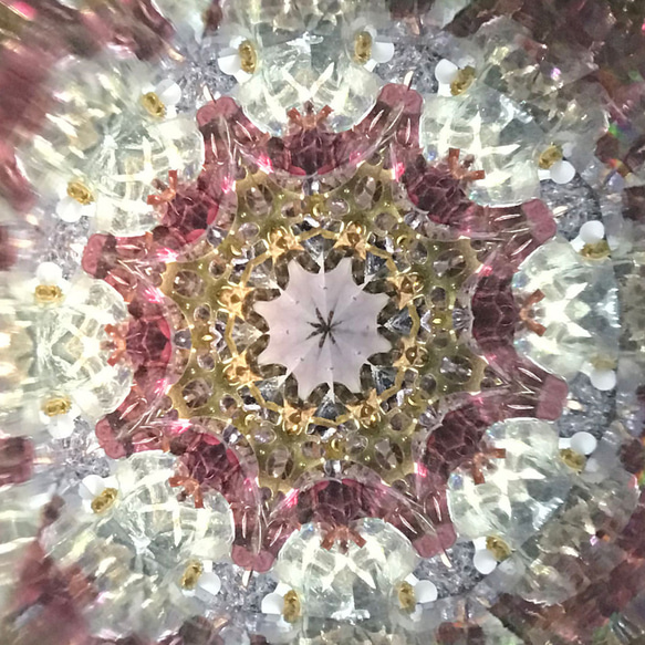 天然石の万華鏡『Marrakech マラケシュ Flower A』オイル華鏡【誕生日】【クリスマス】【ギフト】【お祝い】 4枚目の画像