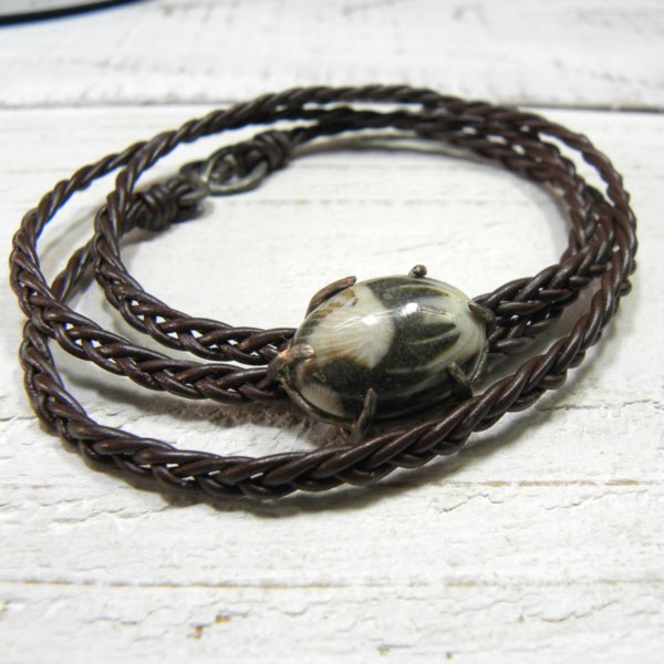 フォッシルコーラル(珊瑚の化石）のブレス