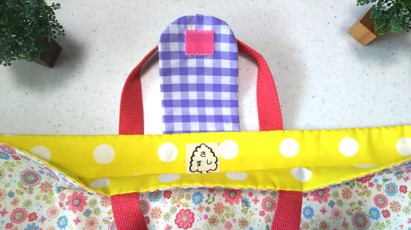 ☆入園入学グッズ☆女の子大好き！！花柄ピンクのピアニカケース＆コップ袋セット 2枚目の画像