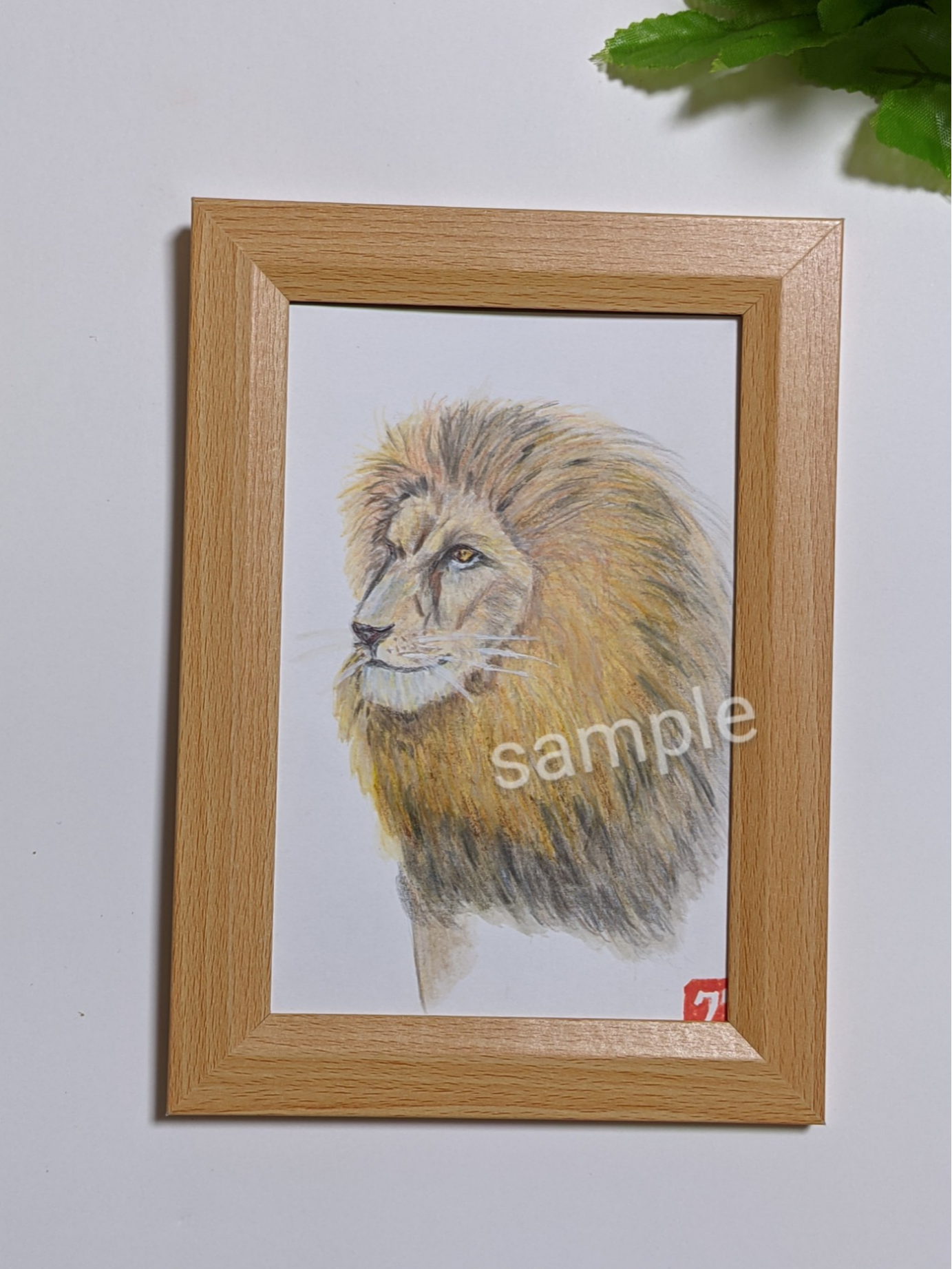 ライオン　動物　アニマル　油画　油絵 ライオン 絵画 油絵 原画 寅 インテリア アート oilpainting art
