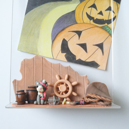 ミニチュア ハロウィン飾り 海賊 ドールハウス その他置物 greeten