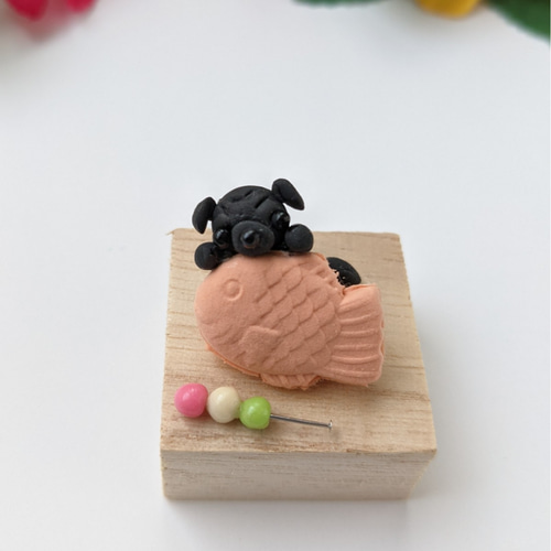 素焼き調ねんど　作品　『犬』 素焼き調ねんど作品『犬』