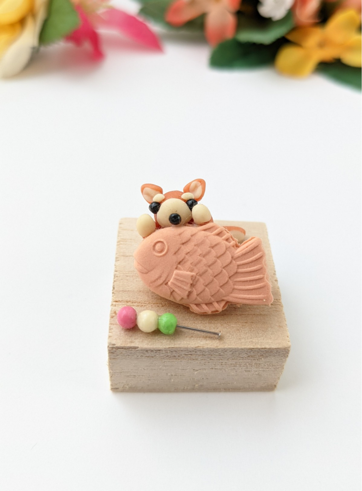 素焼き調ねんど　作品　『犬』