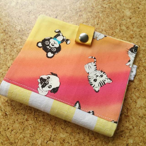 4.箱ティッシュケース詰め替えカバー★ハンドメイド★猫さんいっぱい★ 4.箱ティッシュケース詰め替えカバー☆ハンドメイド☆猫さんいっぱい