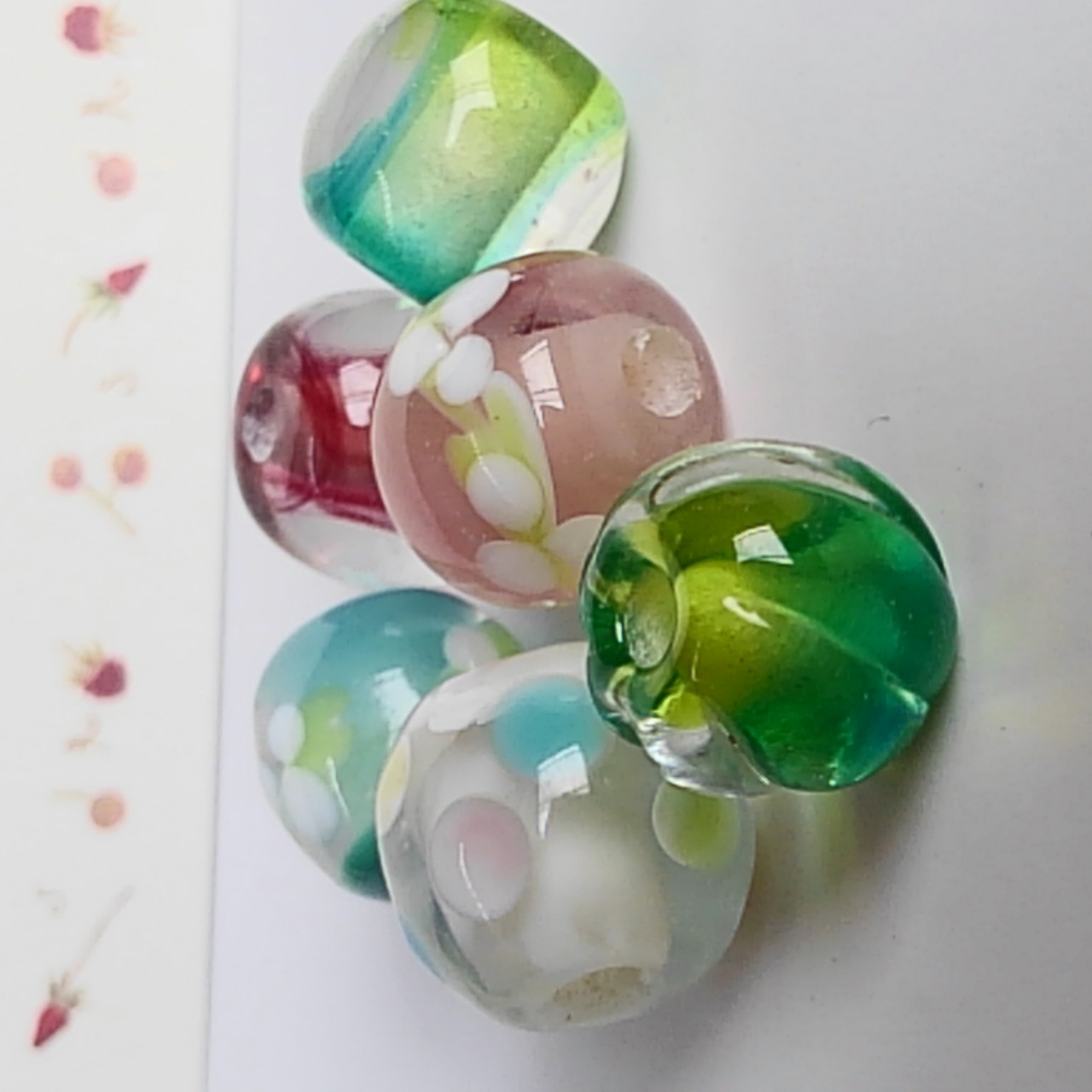 とんぼ玉 とんぼ玉アソート パステルカラー とんぼ玉 glass monogatari