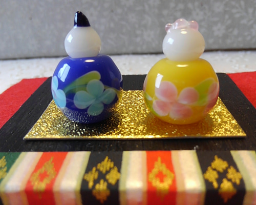 とんぼ玉 雛人形 とんぼ玉 glass monogatari 通販 6604083
