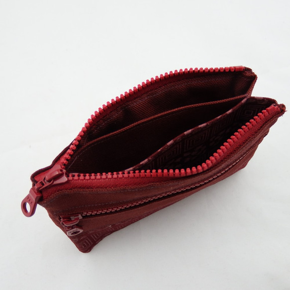 多層革のワインバッグの布の財布最高のパートナーフクロウ 3枚目の画像
