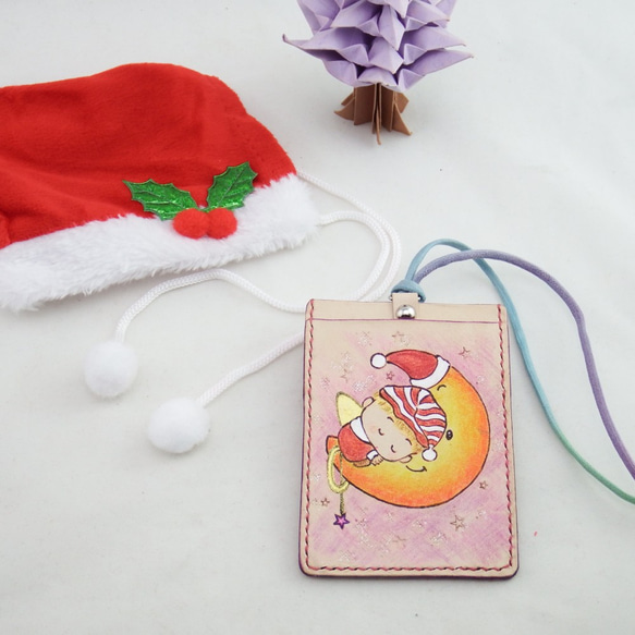 聖誕福袋組合月亮天使卡套證件套零錢包鑰匙圈 第2張的照片