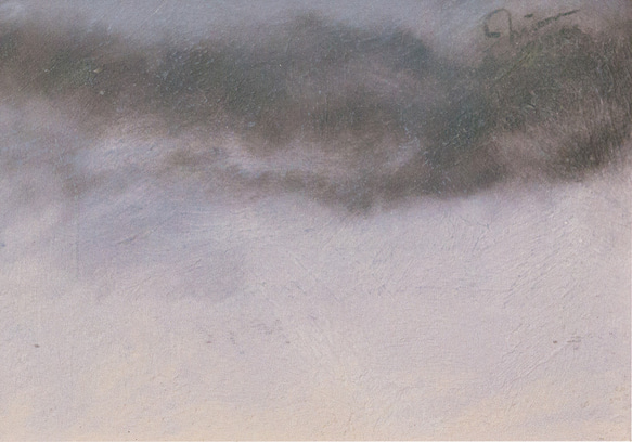 絵画作品タイトル「冬の空」額装済み 購入後すぐに飾れるpaintings, fine art 3枚目の画像