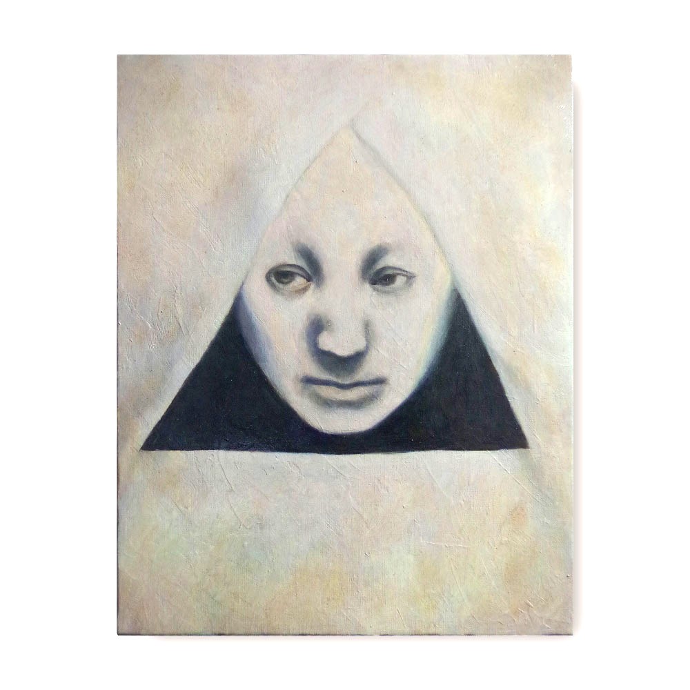 油彩画】「望月の宵の宴 No.2」F6size 油絵、絵画、美術