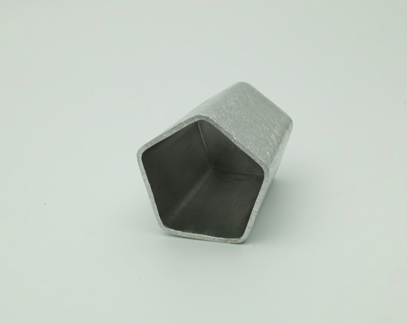 錫製　ぐい呑 五角(2個セット）受注製作 4枚目の画像