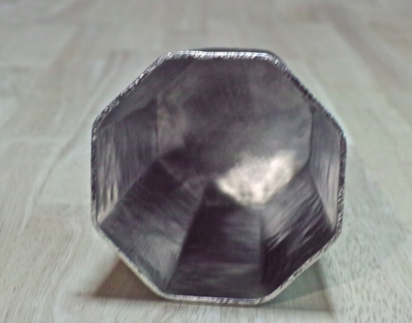 錫製　タンブラー(八面） 3枚目の画像