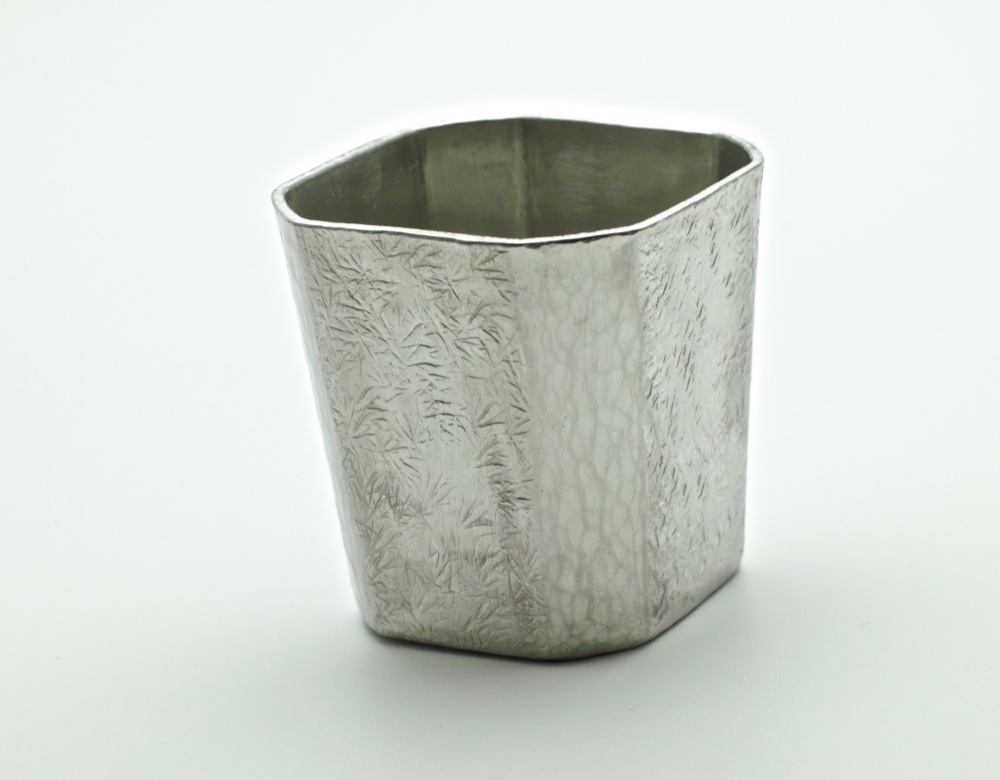 錫製　ぐい呑(大)