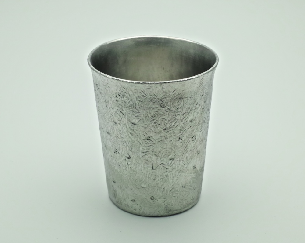 錫製　コップ