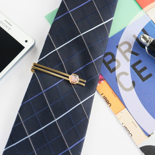 Mexican Opal ピンクオパールのネクタイピン Mexican Opal ピンクオパールのネクタイピン 小物