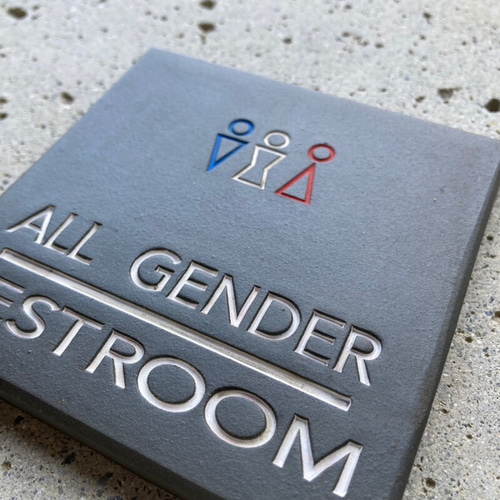 トイレサイン／「ALL GENDER・RESTROOM」オール