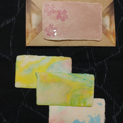 花笑み和紙カード&一筆箋 2枚目の画像