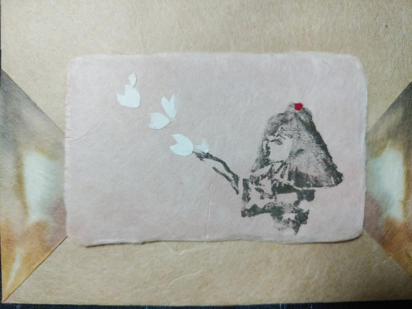 花笑み和紙カード&一筆箋 3枚目の画像