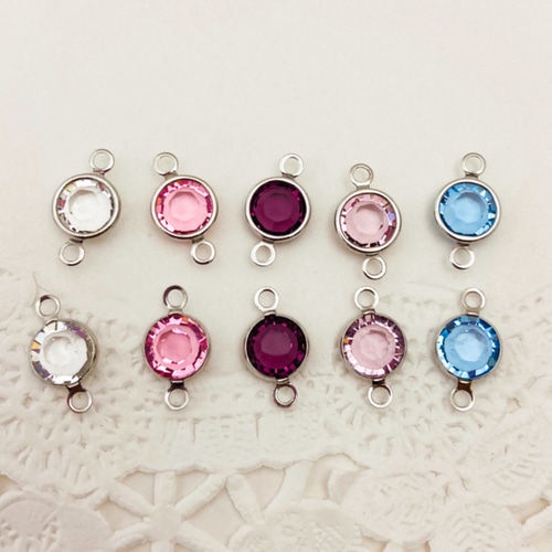 彡レア◇シャネルストーン◇11mm◇6色各2個12個5セット