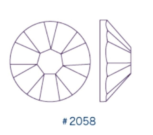 スワロフスキー #2058 / ss 7・100個  送料込 2枚目の画像