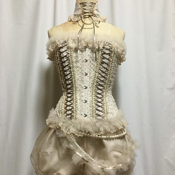 ハンドメイド　和柄ロングコルセット ハンドメイド 和柄ロングコルセット