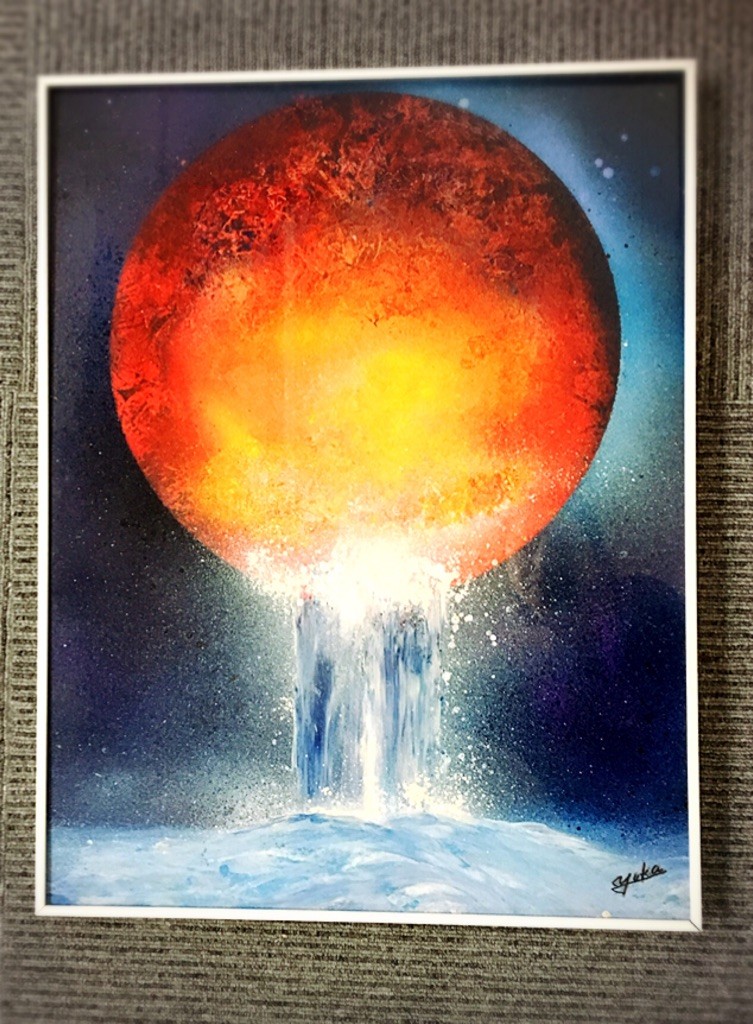 原画　スプレー缶　ポップアート　絵画　アクリル画　細密画　一点物　手描き 原画 スプレー缶 ポップアート 絵画 アクリル画 細密画 一点物 手描き