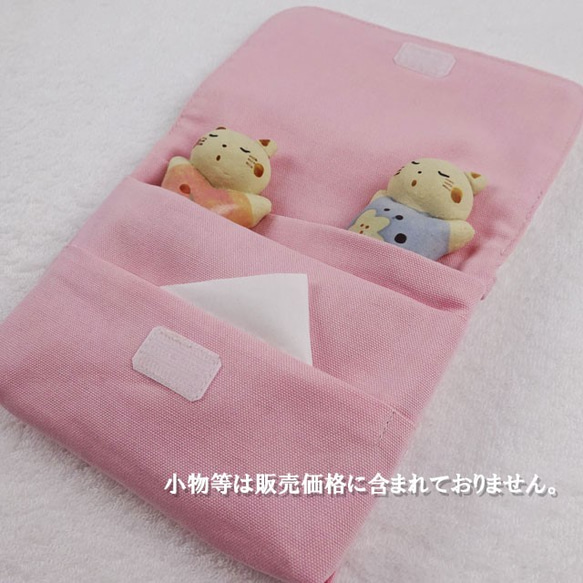 移動ポケット ハート レース 刺繍 女の子 2枚目の画像