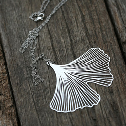 Ginkgo Pendant M / Silver / S02 1枚目の画像