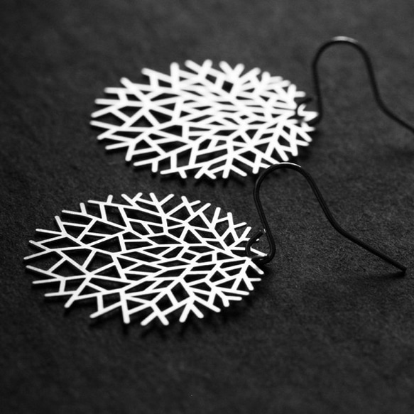 Woods Earrings S / Silver / E01 1枚目の画像