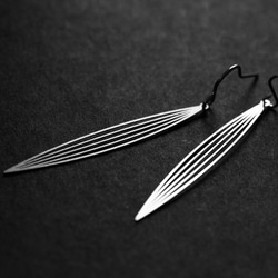 Sasagrass Earrings S / Silver / E03 2枚目の画像