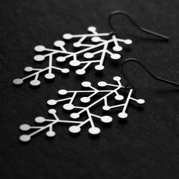 Snow Days Earrings S / Silver / E06 2枚目の画像