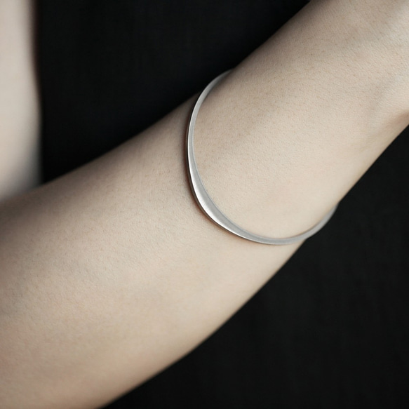 Silver Lining Bangle 60mm / Silver / BN01 1枚目の画像