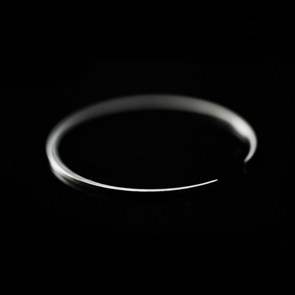 弦月手環 60mm / 銀 / BN03 第3張的照片