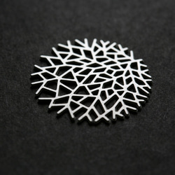 Woods Brooch S / Silver / BR04 2枚目の画像