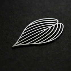 Leaf Brooch S / Silver / BR05 2枚目の画像