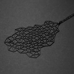 Polygon Pendant L / Black / S19B 2枚目の画像