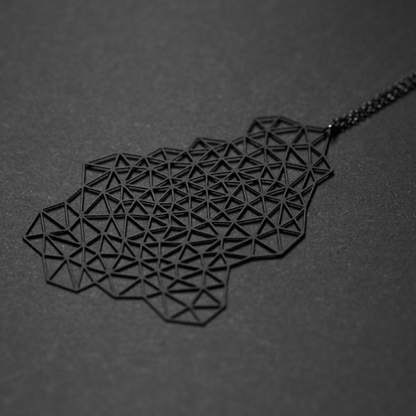 Polygon Pendant L / Black / S19B 2枚目の画像