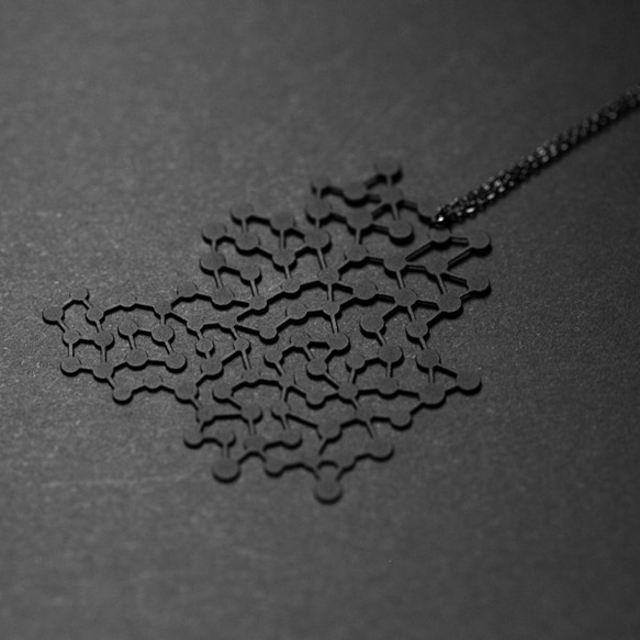 Dots Pendant L / Black / S21B 2枚目の画像