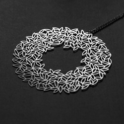 Leafy Pendant L / Silver / P07 2枚目の画像