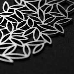 Leafy Pendant L / Silver / P07 3枚目の画像