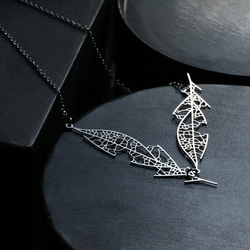 Skeleton Leaf Pendant D / Silver / P20 1枚目の画像