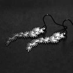 Pine Earrings S / Silver / E09 3枚目の画像