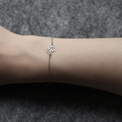 Skeleton Leaf Bracelet XS / Silver / BL03 3枚目の画像