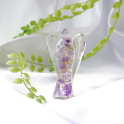 アメジスト エンジェル 天使 天然石 その他置物 bluecorn 通販