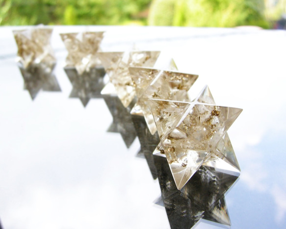 ヒマラヤ水晶 オルゴナイト マルカバスター  パワ－スト－ン 天然石 1枚目の画像