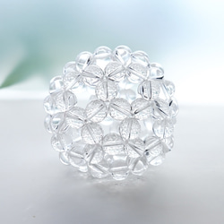 神聖幾何学 フラーレン 水晶 高品質 AAA 8ミリ水晶 【最強のパワーが